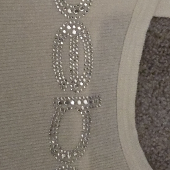 Bebe Women's White Top - Picture 3 of 4